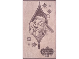 Полотенце махровое 6с103.412ж1 Заинька(т.с.мальв1) 50х90см