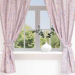 Комплект штор для кухни с подхватами Этель Butterflies 145х180 см - 2 шт, 100% п/э