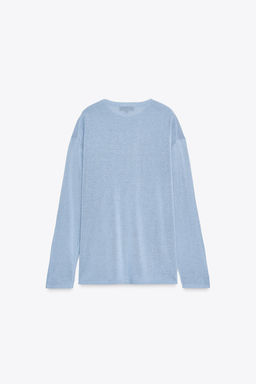 OVERSIZED PLAIN KNIT SWEATER - Zara фото 8