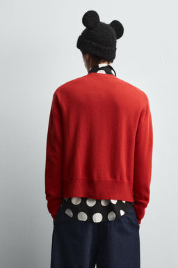 MINNIE MOUSE PATCH CARDIGAN HARRY LAMBERT FOR ZARA X DISNEY  фото 3