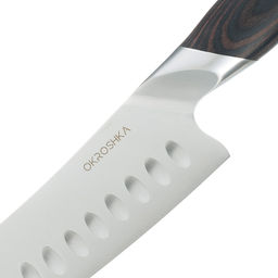 Нож сантоку OKROSHKA ТРЮФЕЛЬ, лезвие 17,8 см OK120PW-SN