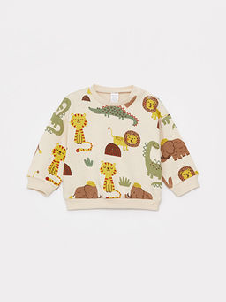 Bisiklet Yaka Erkek Bebek Sweatshirt ve E?ofman Alt 2li - Waikiki фото 2