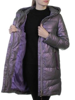 01 VIOLET Пальто женское зимнее (био-пух) - Fashion фото 8