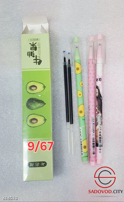 Набор ручек гелевых +2 стержня