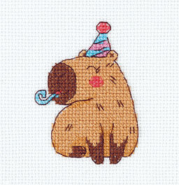 Klart набор для вышивания 12-066 Капибара 8.5 х 11 см