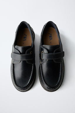 LEATHER BOAT SHOES - Zara фото 6