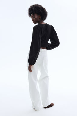 Blusa con escote en V - H&m фото 5