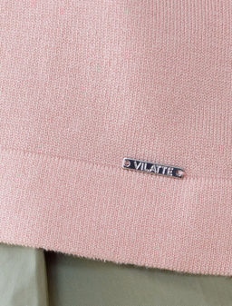 Свободный джемпер с рукавом 3/4 тонкой вязки из вискозы