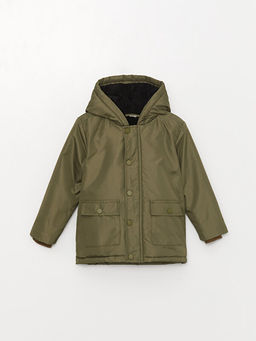 Kap??onlu Uzun Kollu Erkek Bebek Mont