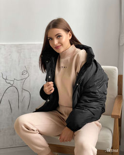 Куртка Лауна (черный) - Nadi bordo фото 2