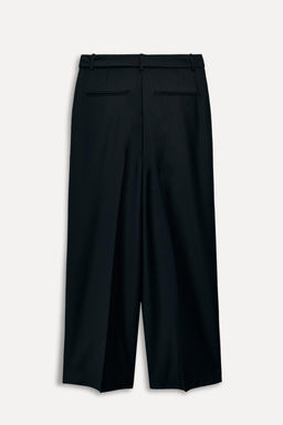50TH ANNIVERSARY WOOL-BLEND TROUSERS WITH BELT - Zara фото 4