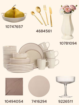 Блюдо сервировочное Доляна «Альпийский крем», 26.5×2, керамика, бежевое