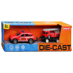 Машина "Городская служба пожарной охраны" металл, в коробке