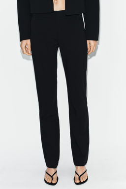 PANTAL?N FLARE TRABILLAS / Negro - Zara фото 2