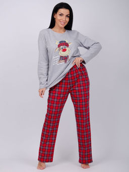 Пижама "Сноу 3", футер с начёсом