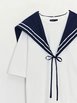 Футболка с шарфом женская / Zarina