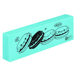 Пенал школьный Феникс+, арт.65348/ 50 МАКАРУН (без наполнения, 18х6х2,5 см, полистирол, замок-защёлк