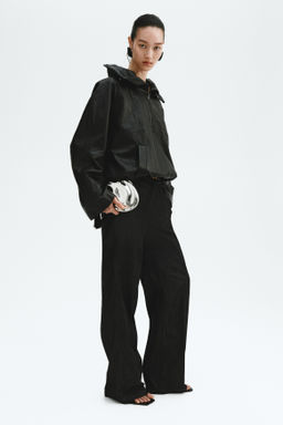 Pantal?n denim con cord?n de ajuste - H&m фото 4