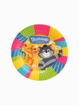 Тарелка одноразовая «Простоквашино» 18 см, набор 10 шт, Союзмультфильм