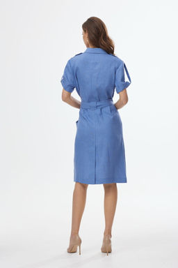 Платье Golden Valley 4921S-Р голубой фото 4
