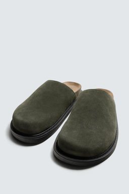 ZUECO PIEL / Verde agua - Zara фото 2