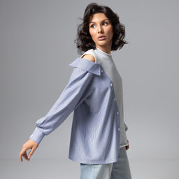 Свитшот в стиле пэчворк, Фэшн-мания (dark) - Charutti фото 4