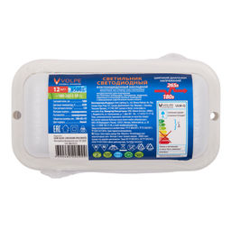 ULW-Q228 12W/6500K IP65 WHITE Светильник светодиодный влагозащищенный. Прямоугольник. Дневной свет (6500K). 160?85?35мм. Корпус белый. ТМ Volpe