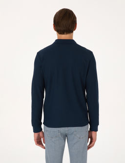 Lacivert Slim Fit Sweatshirt - Pierre cardin фото 5