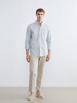 Regular Fit ?izgili Erkek G?mlek