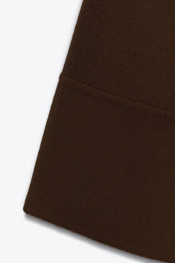 LONG BELTED COAT WITH WOOL ZW COLLECTION LIMITED EDITION
