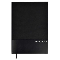 Ежедневник недатированный ESCALADA, А5, 160 л., арт. 63990/ 15 ПИКЕ ЧЁРНЫЙ