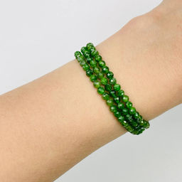 Бусины для украшений из Хромдиопсида