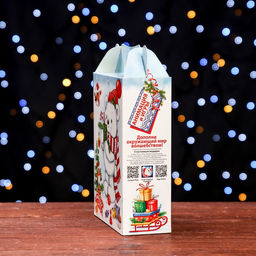 Цена за 5 шт. Подарочная коробка Белоснежный ,ПОДАРОК 17 х 6,8 х 20,8 см - Simaland фото 4