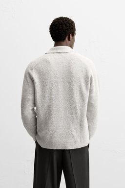 BOUCLE TEXTURED POLO SHIRT - Zara фото 3