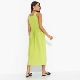 Сарафан с завязками на запах, Захватывающе стильная (лайм) - Charutti фото 5