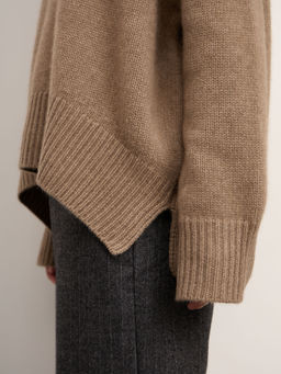 Свитер из кашемира женский 03-25-201-0C капучино