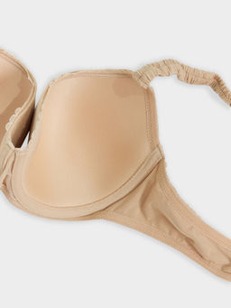 Бюстгальтер женский бежевый обжаренный миндаль 512469 - Mark formelle фото 9