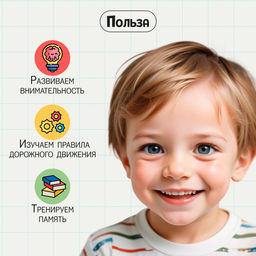 Развивающий набор Изучаем ПДД - Iq-zabiaka фото 3