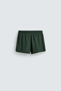 SHORTS VIVO CONTRASTE / Verde - Zara фото 8