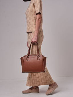 Сумка кожаная Azaro 30690 коричневый фундук