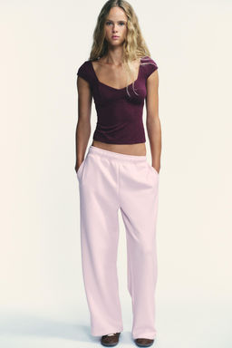 LYOCELL LACE TRIM TOP