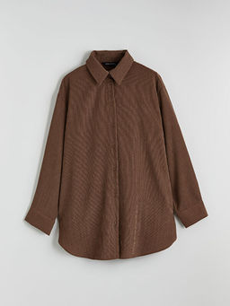 Kad?n Fitilli Kadife G?mlek Tunik