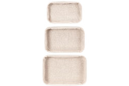 Набор 3 корзин 1 корзина 30,5*20,5*12 см, 1 корзина 27,5*17,5*10 см, 1 корзина 24,5*14,5*8 см, белый - Elan gallery фото 5