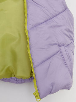 Dik Yaka Basic K?z Bebek Fermuarl? Yelek - Waikiki фото 3