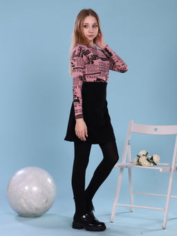 Лонгслив "Поэзия" розовый