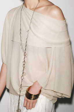 PLAIN KNIT LAYERED TOP - Zara фото 3