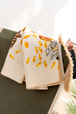 Полотенце пляжное Денежный кот - Натали фото 9