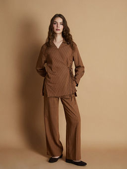 Beli Lastikli Modal Kar???ml? Kad?n Pantolon