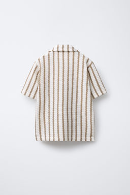 STRIPED TEXTURED SHIRT - Zara фото 2