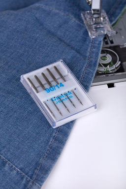 Иглы для быт. шв. машин Gamma NJ № 90 для джинсы 5 шт в блистере №90